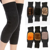 1 Pair Knee Warmer | Winter Thermal Knee Protectors | Comfortable & Supportive Design (Random Color)