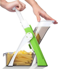🥕 Safe & Multi-functional Mandoline Slicer – Adjustable Vegetable Cutter for Precision Slicing of Potatoes, Onions, Carrots, Cucumbers & Fruits