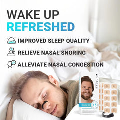 Magnetic Sport Nasal Strips – Sleep Aid - Breathing Enhancer | Anti-Snoring - Airflow Improvement