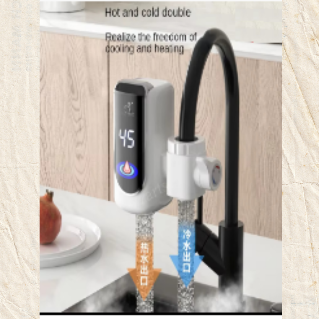 3000W Electric Water Heater Tap – Instant Hot Water Faucet | Tankless & Energy-Efficient Design (Random Color)